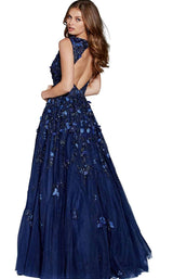 3 of 6 Jovani 48280 Navy