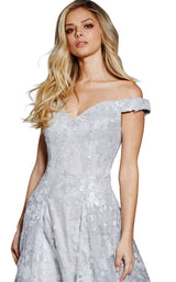 2 of 6 Jovani 52271 Silver