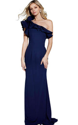 1 of 6 Jovani 54423 Navy
