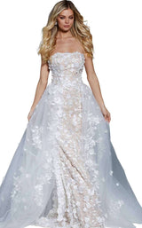 1 of 7 Jovani 55616 Off White/Nude