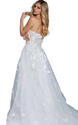 3 of 7 Jovani 55616 Off White/Nude