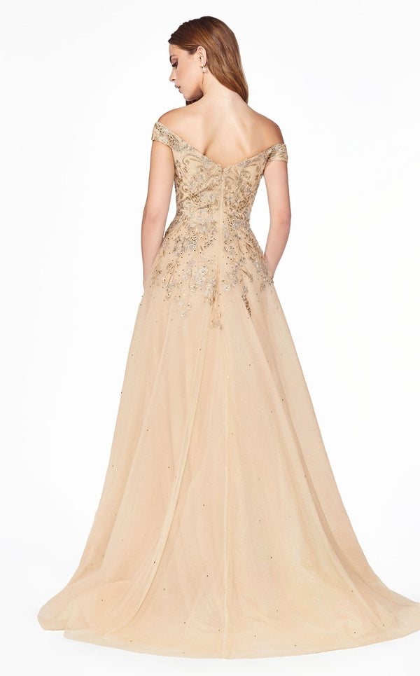 Cinderella Divine KV1049 Dress Champagne