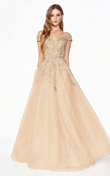 Cinderella Divine KV1049 Dress Champagne
