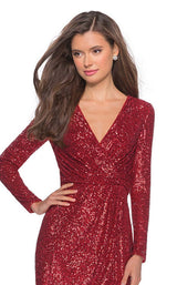 9 of 12 La Femme 28316 Dress