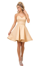 2 of 12 Nox Anabel M689 Dress Gold