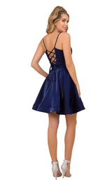 6 of 12 Nox Anabel M689 Dress Navy-Blue