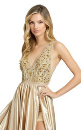 3 of 4 Mac Duggal 12143D Dress Gold