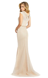 3 of 6 Mac Duggal 12229D Dress Ivory Nude