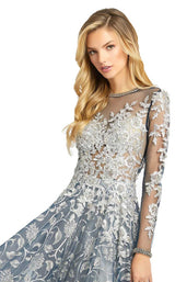 Mac Duggal 12233D Dress Silver
