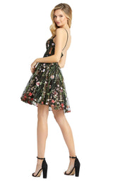 2 of 4 Mac Duggal 12345D Dress Black Multi