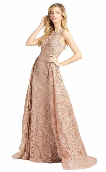 Floor Length Embellished Dress with Sleeves. 8037 sizes 14,18,20