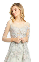 3 of 4 Mac Duggal 20132D Dress Platinum Blush