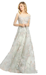 1 of 4 Mac Duggal 20132D Dress Platinum Blush