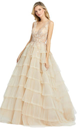 2 of 6 Mac Duggal 20136D Dress Champagne