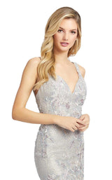 3 of 4 Mac Duggal 20146D Dress Platinum Multi