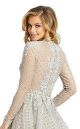 4 of 4 Mac Duggal 30624D Dress Silver