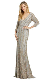 1 of 6 Mac Duggal 4247D Nude Platinum