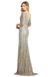 3 of 6 Mac Duggal 4247D Nude Platinum