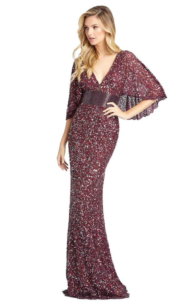 Mac Duggal 4808D Dress Wine