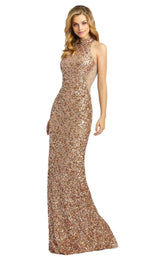 1 of 6 Mac Duggal 4818D Dress Copper