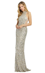 2 of 6 Mac Duggal 4818D Dress Silver