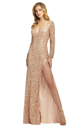2 of 6 Mac Duggal 4820D Dress Rose Gold