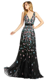 1 of 4 Mac Duggal 4983D Dress Black Multi