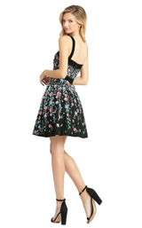 2 of 4 Mac Duggal 4984D Dress Black Multi