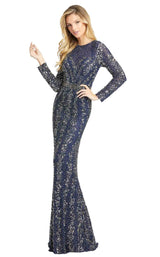 1 of 4 Mac Duggal 5016D Dress Midnight Blue