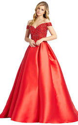 1 of 4 MacDuggal 62905D Dress Red