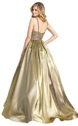 2 of 4 MacDuggal 66743D Dress Gold