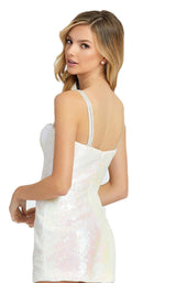 6 of 6 Mac Duggal 66858D Dress Crystal Ice