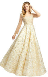 1 of 4 MacDuggal 66932D Dress Gold
