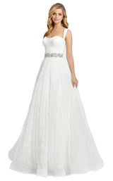 1 of 4 Mac Duggal 67150D Dress White