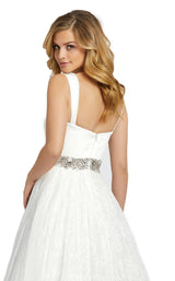 4 of 4 Mac Duggal 67150D Dress White