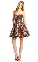 1 of 4 Mac Duggal 67641D Dress Black Gold