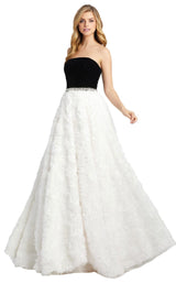 1 of 4 MacDuggal 67684D Dress Black White