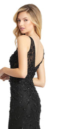 4 of 4 Mac Duggal 77464D Dress Black