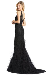 2 of 4 Mac Duggal 77464D Dress Black