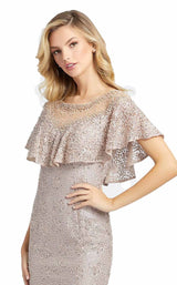 3 of 4 Mac Duggal 79232D Dress Light Mocha