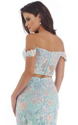 8 of 8 Morrell Maxie 16253 Dress Ice-Blue