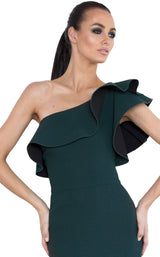 2 of 2 Nicole Bakti 627 Dress Navy-Black