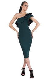 1 of 2 Nicole Bakti 627 Dress Navy-Black