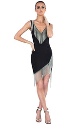 1 of 2 Nicole Bakti 631 Dress Black