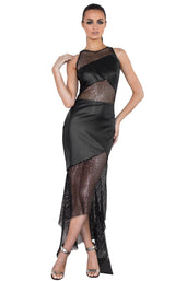 1 of 4 Nicole Bakti 637 Dress Black
