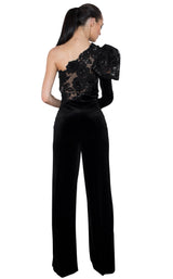 2 of 4 Nicole Bakti 6842 Jumpsuit Black