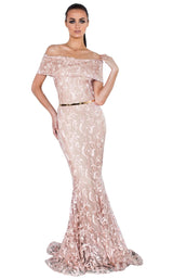 1 of 2 Nicole Bakti 6856 Dress Dusty-Rose