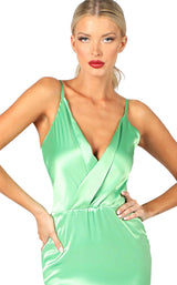 2 of 2 Nicole Bakti 6861 Dress Apple-Green