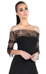 2 of 2 Nicole Bakti 6862 Dress Black