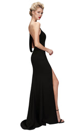 3 of 6 Nicole Bakti 6865 Dress Black